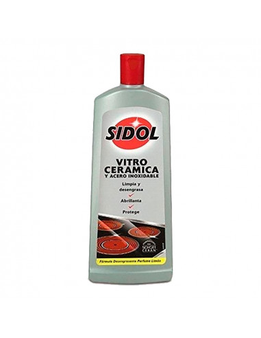 Nettoyant vitroceramique et inox 450ml sidol