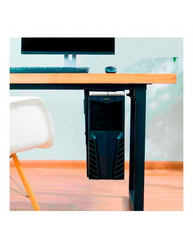 Support tour d´ordinador sous table ou fixation murale, logilink tournant