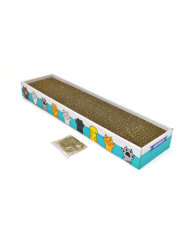 Gratte-chat avec cataire taby cat 48x13x5cm nayeco
