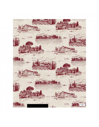 Rouleau 25m calanques 301 tissu antitache 140cm. things home trade.