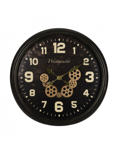 Horloge murale de grande taille avec mécanisme tournant ø60cm