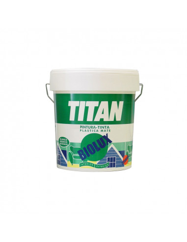 Peinture plastique intérieur-extérieur mat biolux 15l titan a62000815