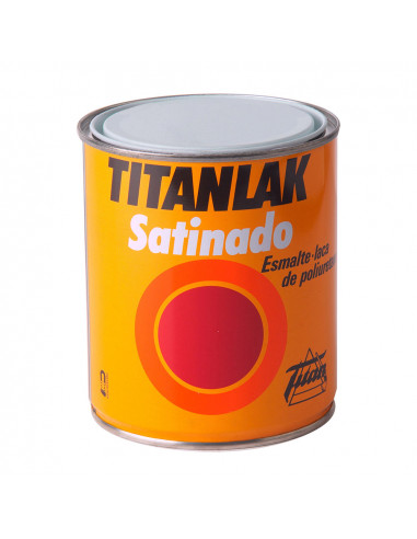 Titanlak blanc satiné laque émail polyuréthane 375ml titan 11140038