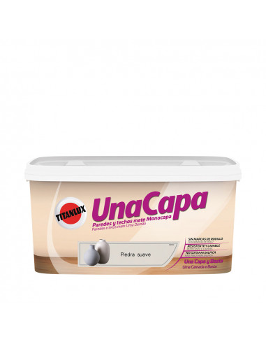 Peinture une couche pierre doux intérieur mat 4l titanlux 069630204