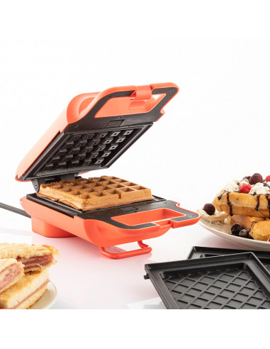 Innovagoods v0103346 2 en 1, gaufre sandwich 600w