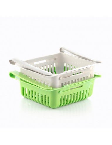 Pack 2 organisateurs réglables pour réfrigérateur innovagoods.