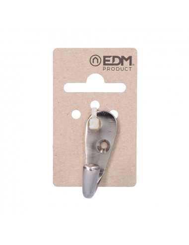 Cintre simple en laiton nickel mat en carton a suspendre edm