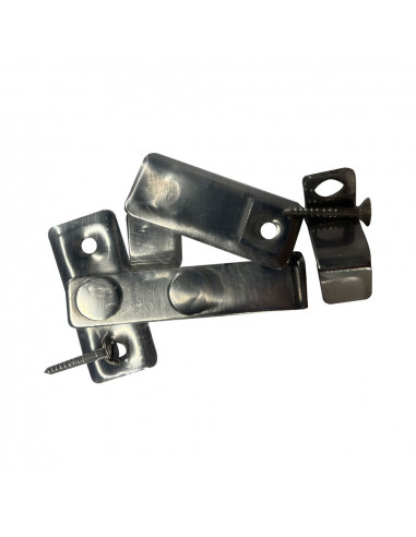 Heurtoir reversible blister 6 cm inox edm