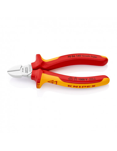 Pince coupante diagonale 140x54x25mm 7006140 knipex.