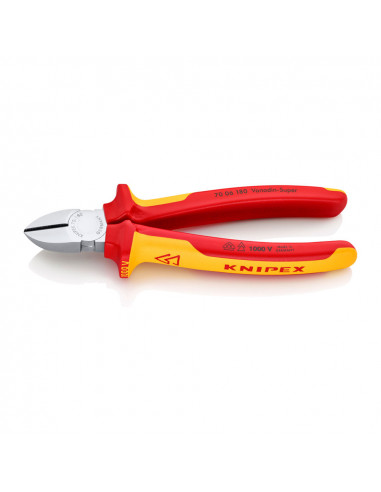 Pince coupante diagonale 180x56x20mm. 7006180 knipex.
