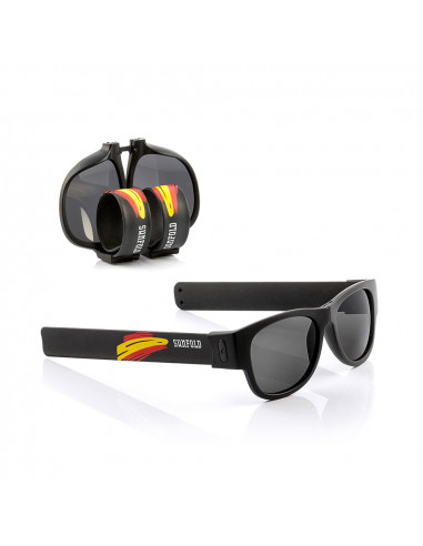 Lunettes de soleil roll-up sunfold mundial espagne noir innovagoods