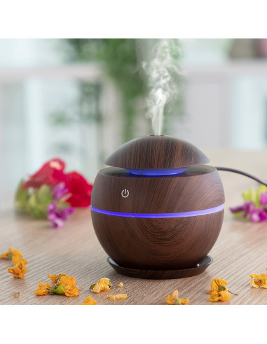 Noyer foncé innovagoods diffuseur d'arômes mini humidificateur.