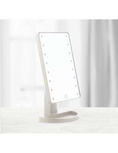 Miroir tactile led de table innovagoods.