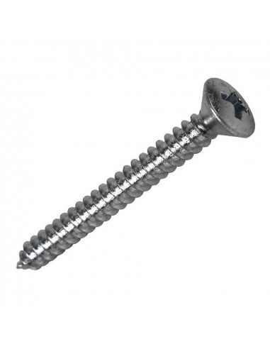 Boîte m 15 unités. vis filetage tole zinc cp 3.9x22mm fadix