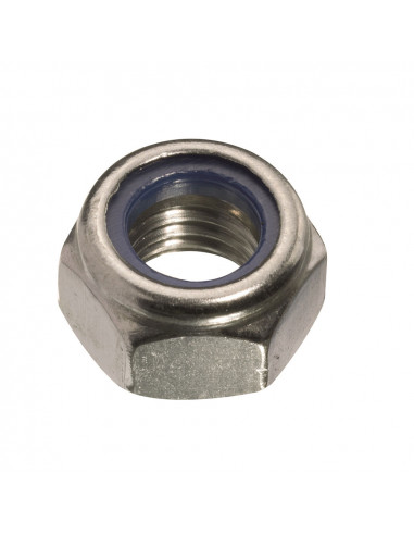 Boîte m 50 unités. écrou auto-freinant. zinc m 4 fadix