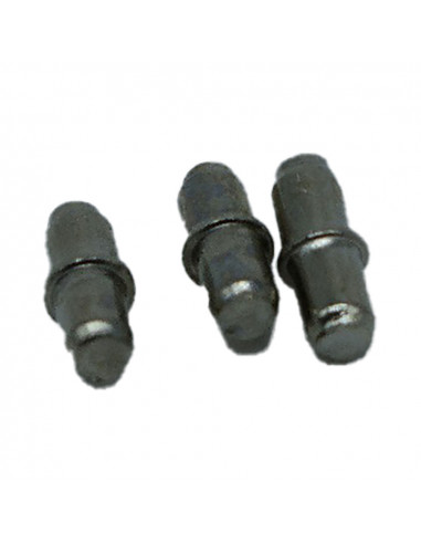 Pack 16 unités support d'etagere ronde en fer nº 5 nickel edm