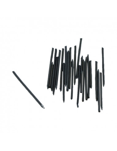 Pack 100 unités. pointe d'aiguille en acier pour couvercle 2,5cm edm