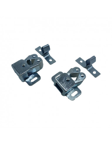 Pack 4 unités roues en caoutchouc zingué de 0,8mm edm