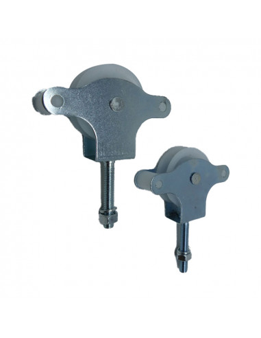 Pack 2 unités poulie nylon vis 40mm edm
