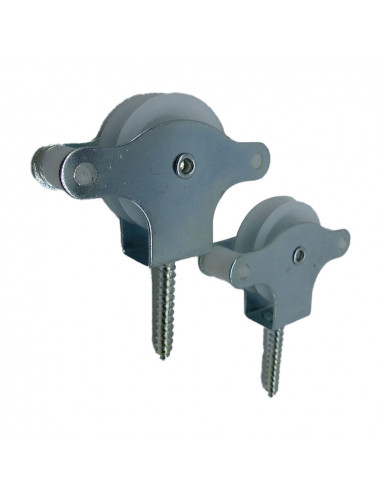 Pack 2 unités poulie nylon vis 40mm edm