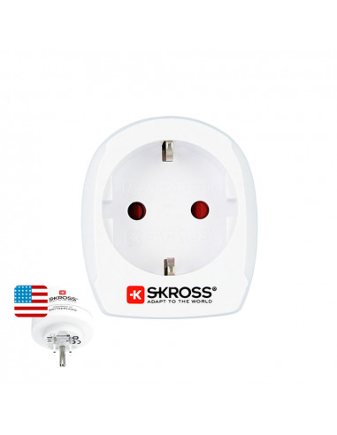 Adaptateur europeen aux etats-unis skross 1500203-e