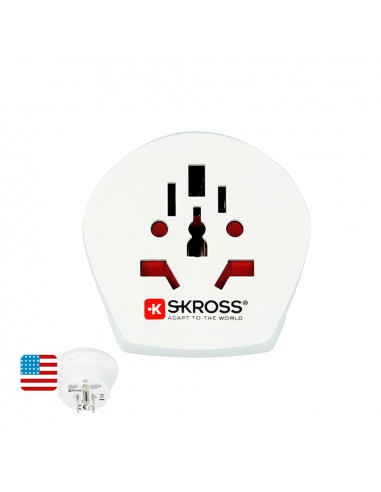 Adaptateur mondial aux états-unis skross 1500221-e