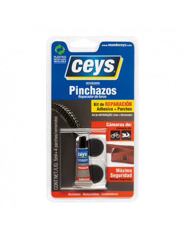 Ceys réparateur de crevaison blister 5ml 6unit. 505016