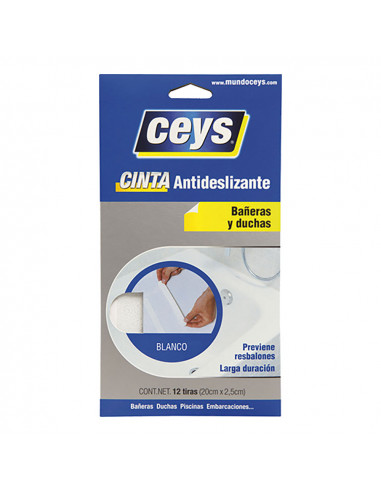 Ceys bandes de bain antidérapantes blanc 507614