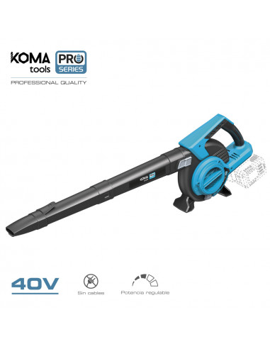 Souffleur - aspirateur - broyeur 40v (sans batterie et chargeur) koma tools edm