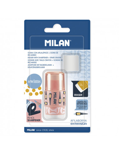 Blister sharpener extension swims + 1 gomme de rechange milan