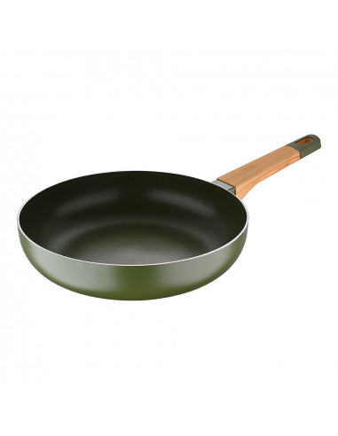 Pan ø28x6.4cm aluminium 100% recyclage ind terre verte sg6763 san ignacio