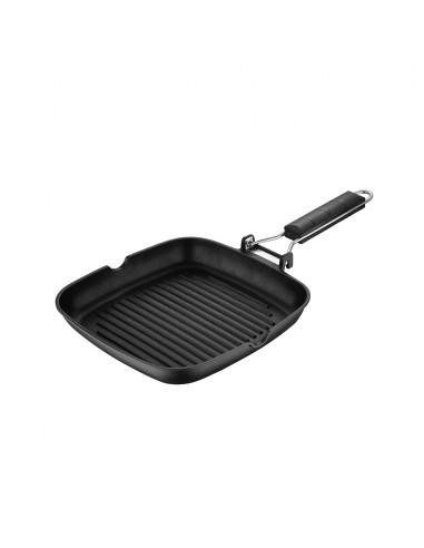 Plat à rôtir 24x24x3.7cm d'aluminium pressé ind expert sg1101 san ignacio