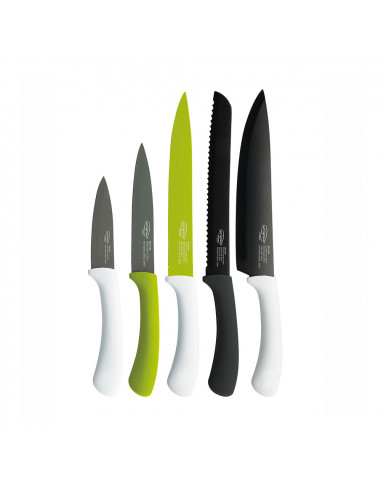 Ensemble 5 unit. couteaux en acier inoxydable vert san ignacio sg4165
