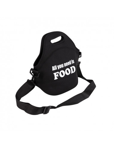 Sac à lunch néoprène 30x30x17cm noir expert bgeu4332 san ignacio