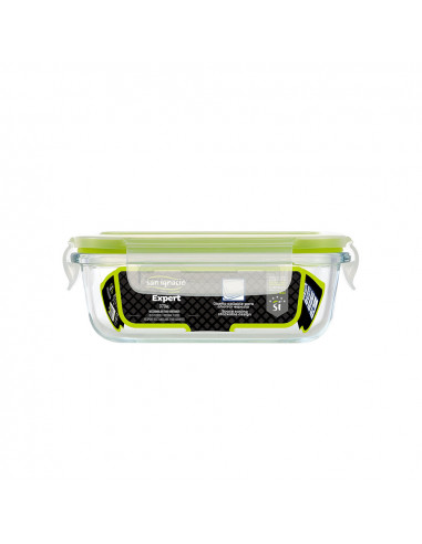 Hemetique rectangulaire 370ml borosilicate expert sg4700 san ignacio