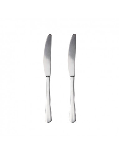 Set 2 unit. couteau en acier inoxydable recyclé brillant natur sg7769 san ignacio