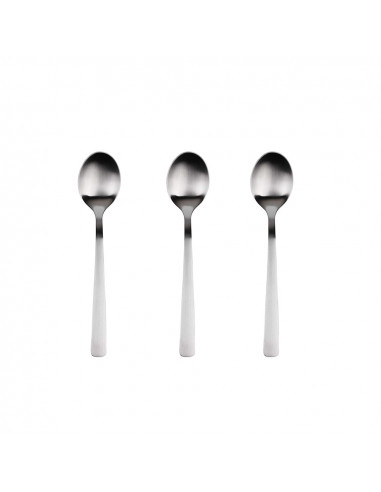 Ensemble 3 unit. cuillère en acier inoxydable recyclé mate root sg7773 san ignacio