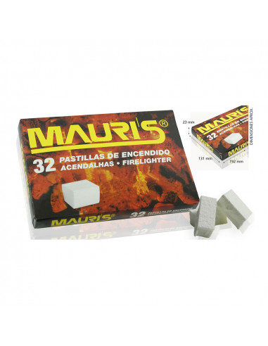 Pack 32 plaquettes d'allumage 59988 mauris