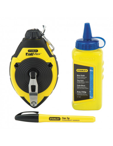 Fatmax® striplines 30m + poudre + niveau de corde 0-47-681 stanley