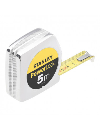 Flexometre powerlock classique 5m x 19mm 0-33-194 stanley