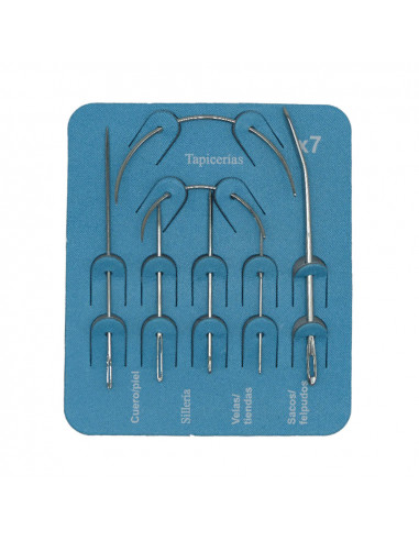 Pack 7 unités assortiment d'aiguilles à coudre edm