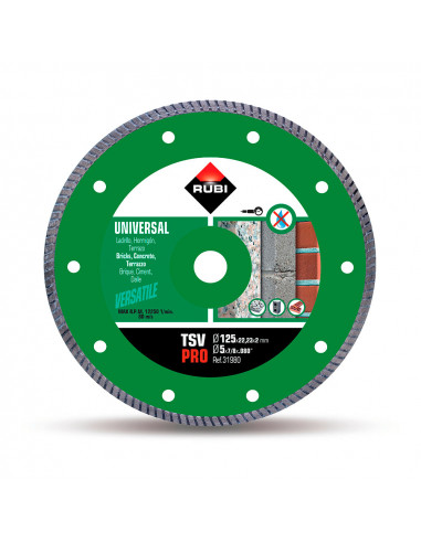 Disque diamant tsv ø125mm pro r31980 rubi