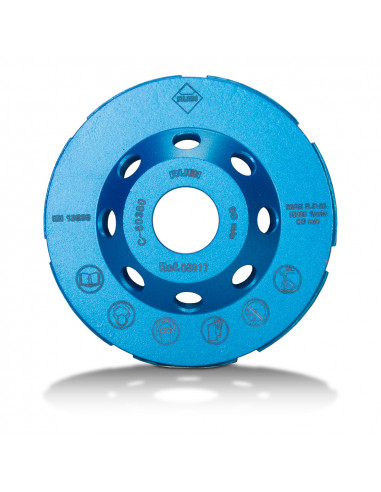 Disque ø100mm double couronne coupe et meulage r5917 rubi