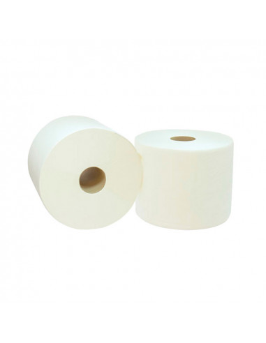 Lot de 2 rouleaux de papier blanc papernet industriel
