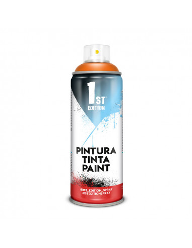 Peinture aerosol 1ere edition 520cc / 300ml risque orange mat ref 645