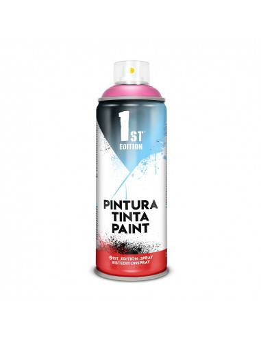Peinture aerosol 1ere edition 520cc / 300ml rose gomme mat ref 647