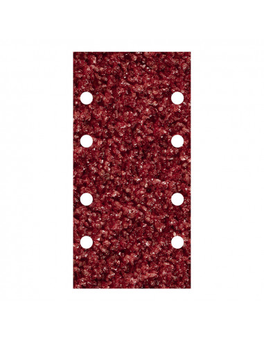 Jeu de 10 feuilles abrasives adhesives corindon grain 40 93x185mm 1766000 wolfcraft