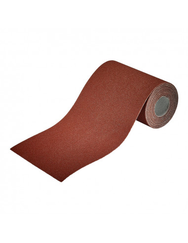 Rouleau de papier abrasif grain 80 grain, 5m x 115mm 1772000 wolfcraft