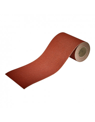 Rouleau de papier abrasif adhesif, grain 120, 4m x 115mm 1741000 wolfcraft