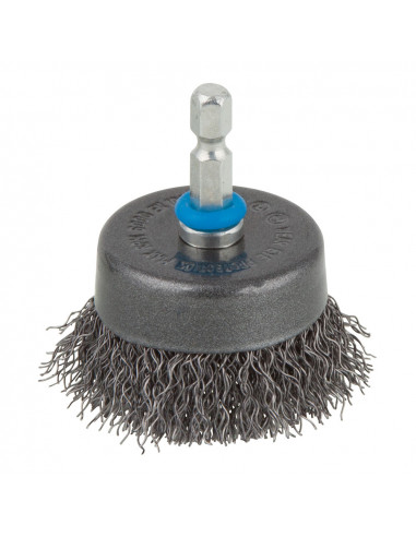Brosse tasse en fil d'acier, vaste. hexagonal, ø50mm 2106000 wolfcraft